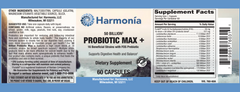 Probiotic Max + 50 Billion CFUs/g for Maximum Digestion and Immunity