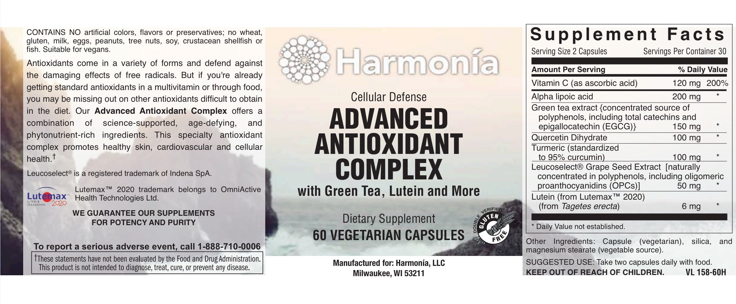 Advanced Antioxidant Complex for Cellular Wellness