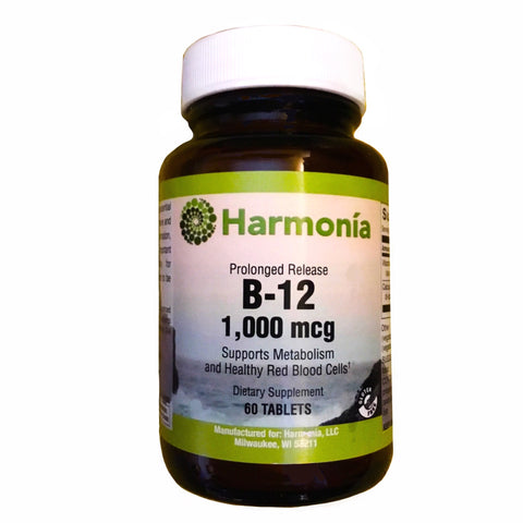 Vitamin B-12 1,000 mcg, Prolonged Release and Metabolism Support