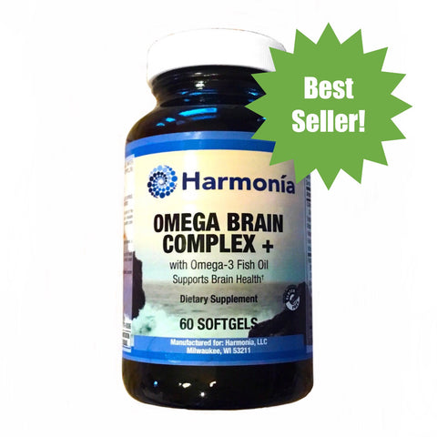 Omega Brain Complex+ with SerinAid® for Cognitive Focus and Performance