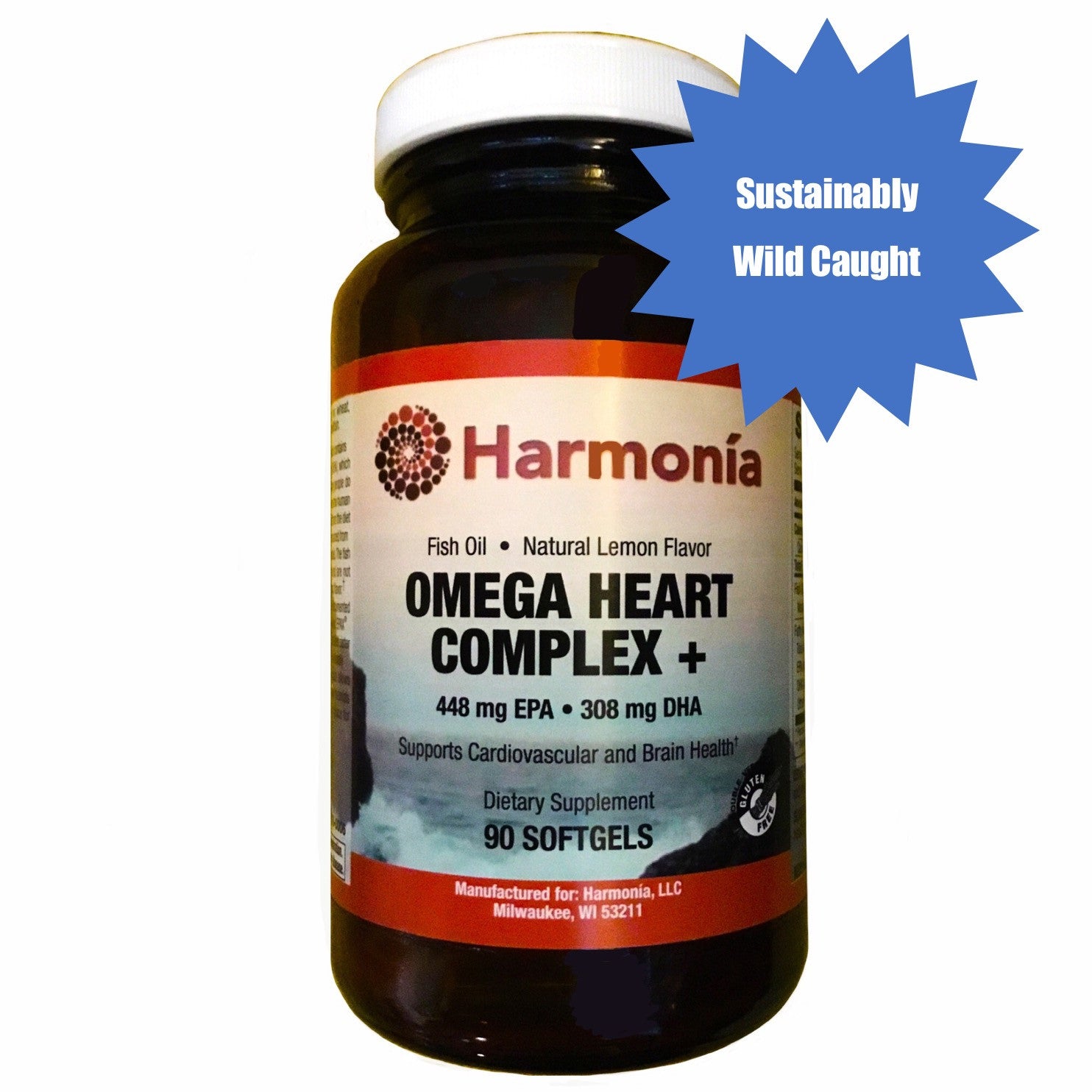 Omega Heart Complex +, Cardiovascular Health with Wild Caught Fish Oils